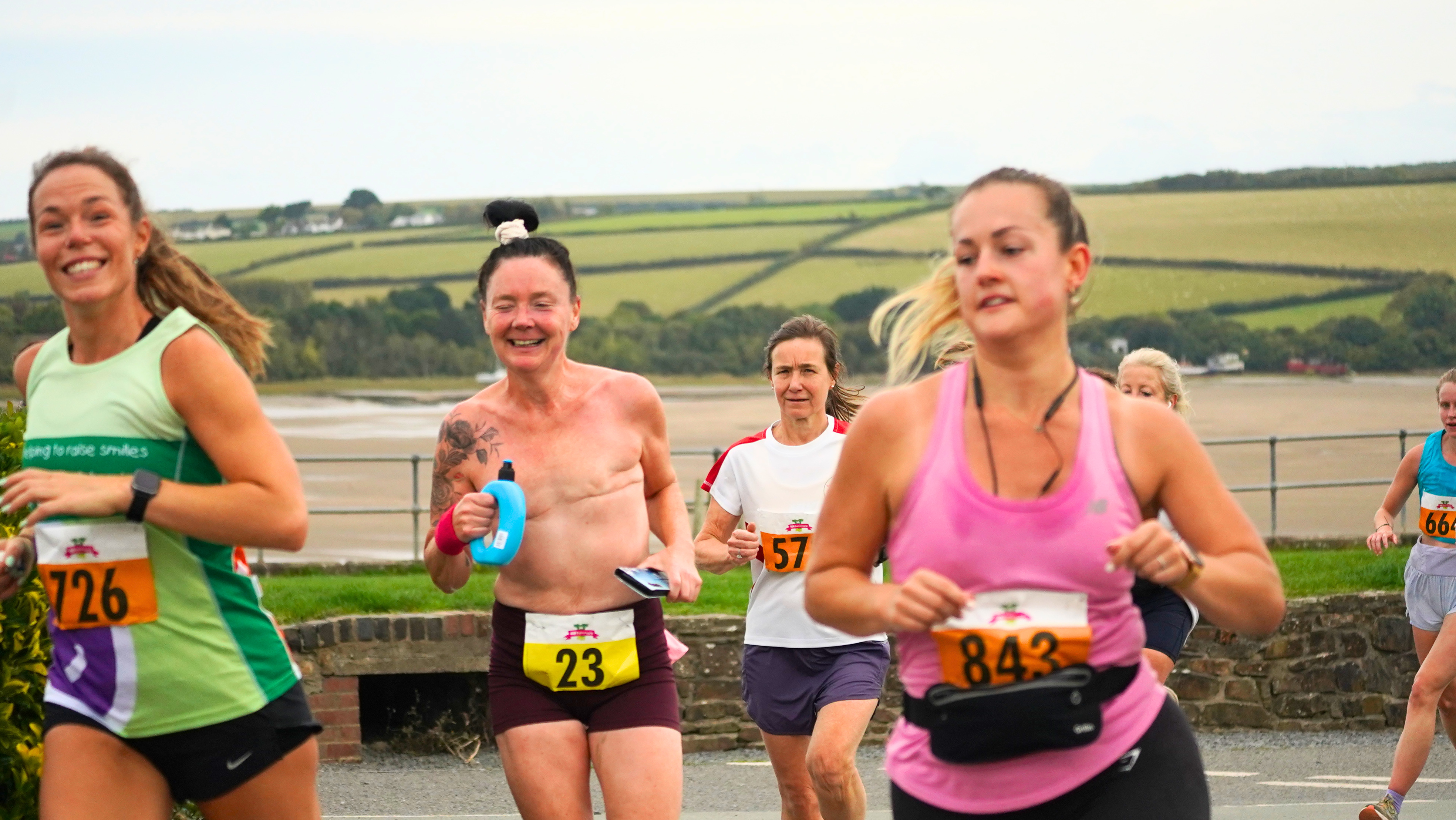 Louise Butcher taking part in RUN Barnstaple in 2024